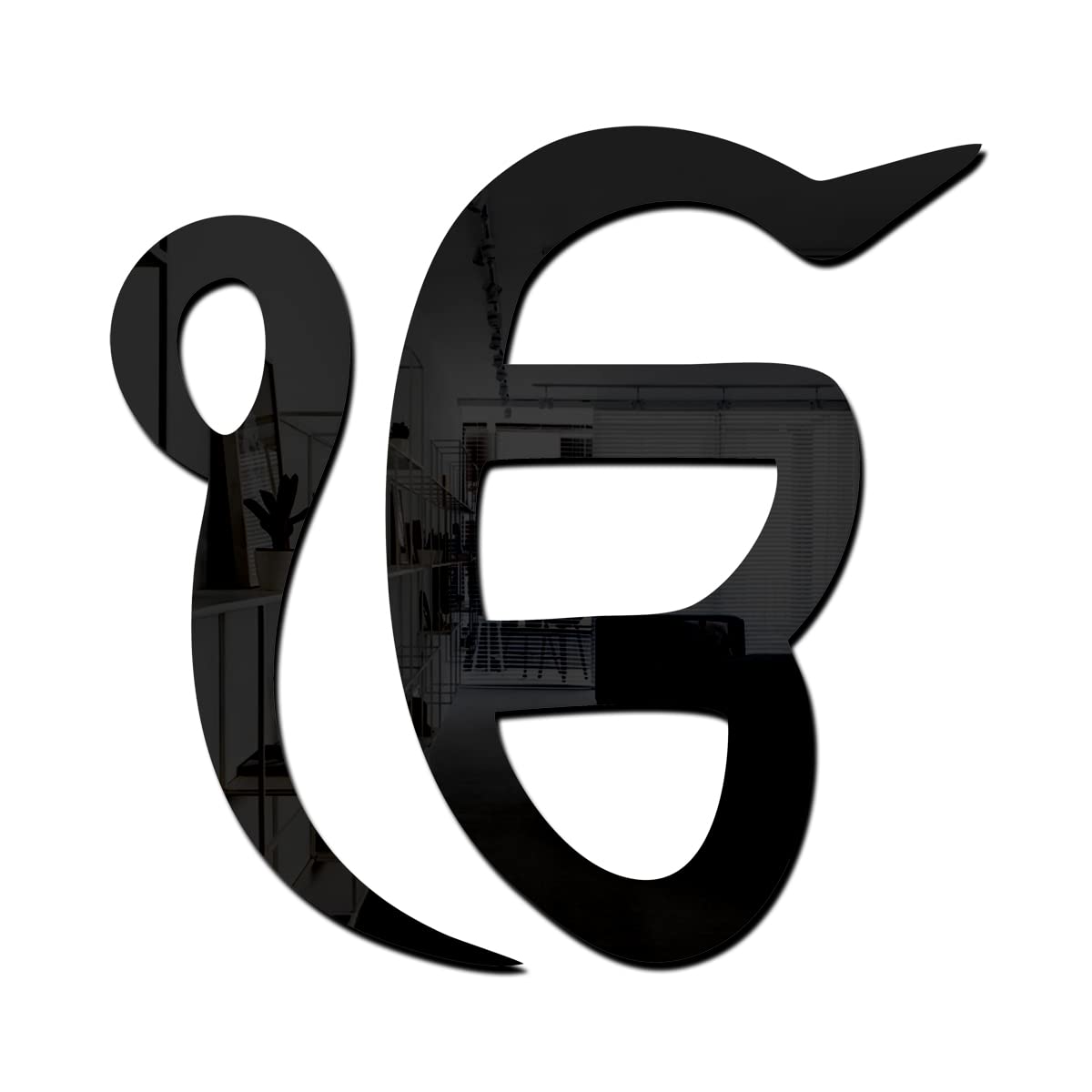 Wall1ders Ik onkar Khanda Mirror Stickers for Wall, Acrylic Mirror Wall Decor Sticker, Wall Mirror Stickers, Acrylic Stickers, Wall Stickers for Hall Room, Bed Room, Kitchen. (Black) (B09W988VT9) Amazon Price History, Amazon Price Tracker