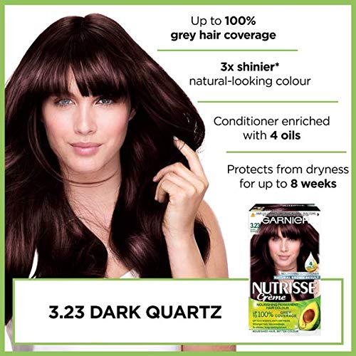 Garnier Nutrisse Permanent Hair Dye, Naturallooking, hair colour
