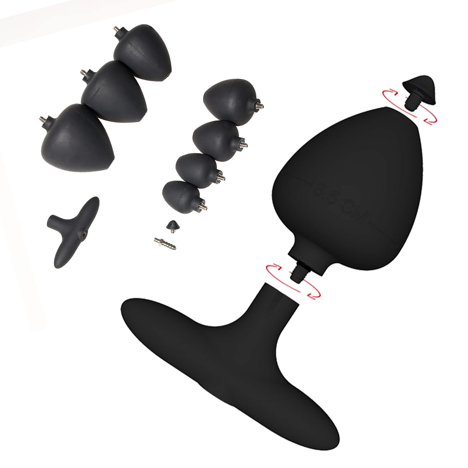 Perline Anali Catena Anale Plug Anale In Silicone Butt Plug Dildo Anale Con Sfere Intercambiabili Stimolazione Della Prostata Masturbatore Dell'ano Giocattolo Sessuale