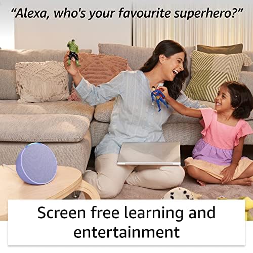 Amazon Echo Pop (Purple) Smart Home Combo with Wipro Simple Setup 9W LED Smart Bulb - Image 5