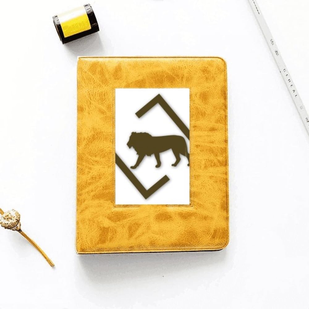 no/no Lion Center King Prey Art Deco Fashion Photo Album Family Wedding Picture 4x6