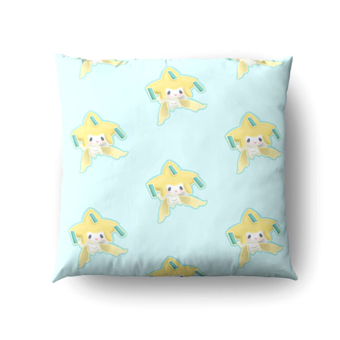 Pillow Jirachi Decorative Throw Included Spun Polyester Square Pillows Cover Insert Gift for Christmas Mother's Father's Day Birthday