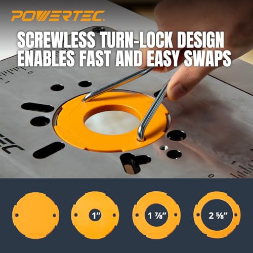 POWERTEC Router Table w/Metal Stand and Fence
