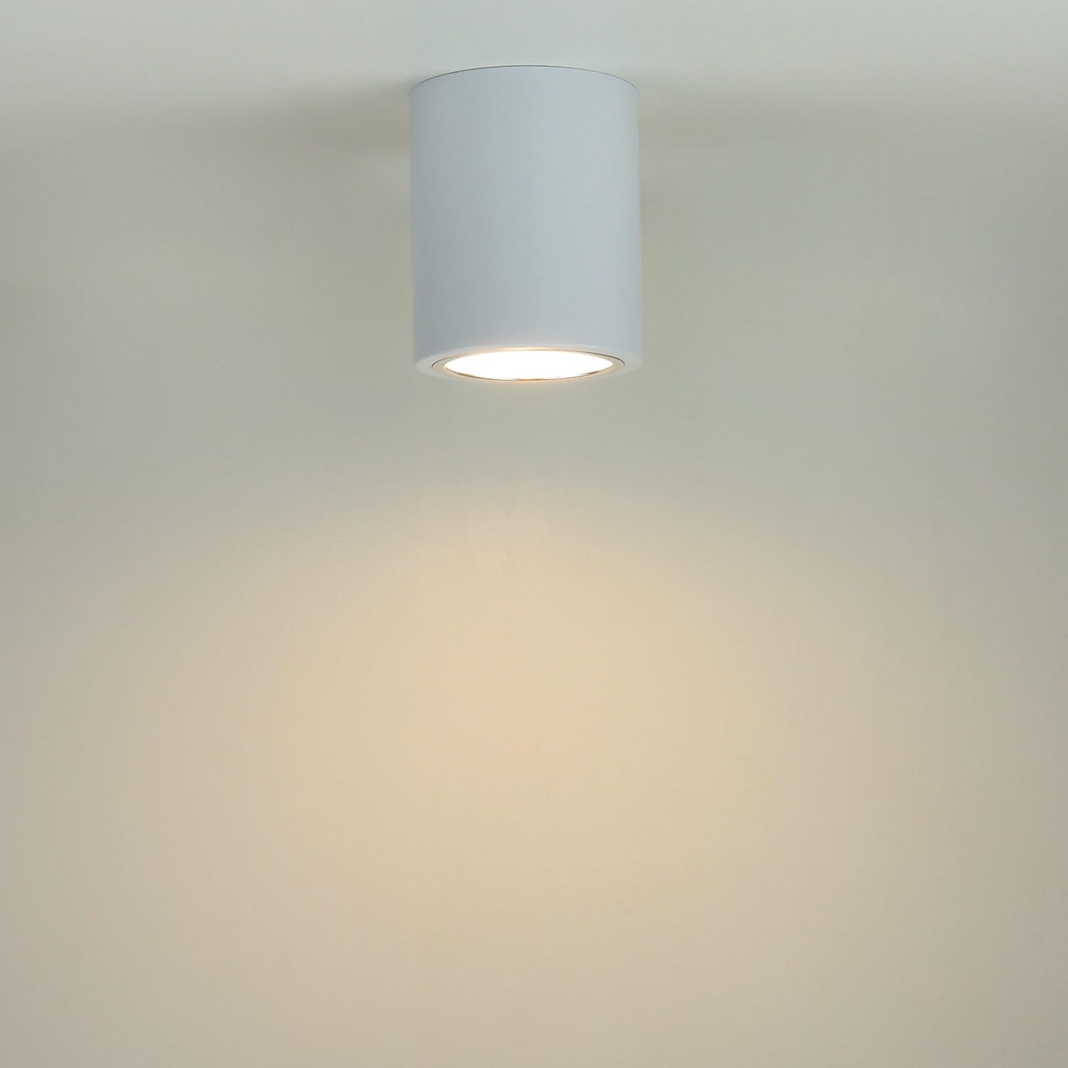Faretto da soffitto design retrò in ceramica e metallo Cloe Ferroluce