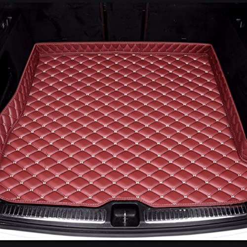 Protector Maletero Esteras Maletero Coche Personalizadas para Toyota para Alphard 2015-2022, Accesorios Artículos Automóviles Detalles Interiores Maletero Antiincrustante(Vino Rojo)