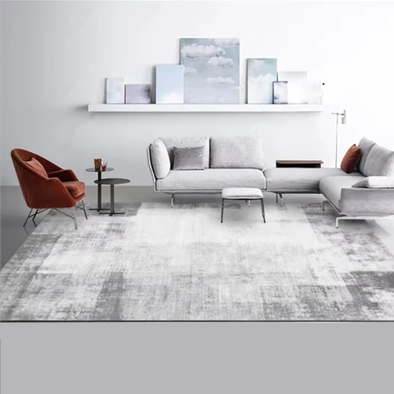 Tapis de sol doux et lavable grand format 180 x 240 cm pour salon