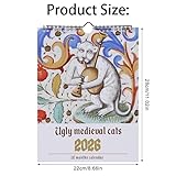 Zoom IMG-1 calendario 2026 con gatti medievali Zoom IMG-1 calendario 2026 con gatti medievali