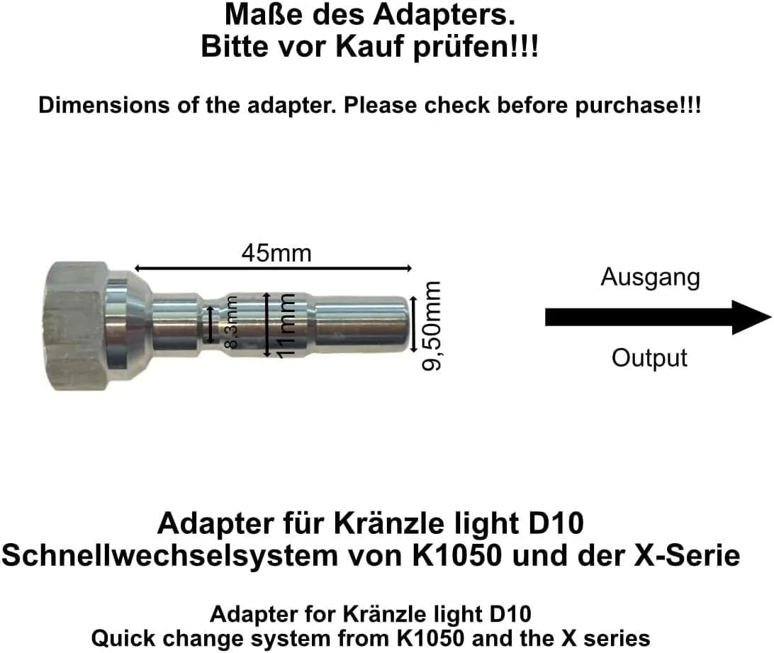 Rohrreinigungsschlauch Kränzle DN10 mit 2 Düsen Rohrreinigungsschlauch Kränzle DN10 mit 2 Düsen