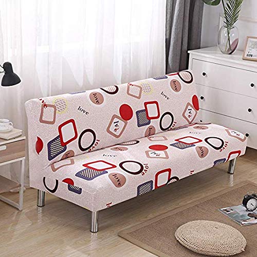 Housse de canapé clic-clac extensible imprimée 160x190 cm