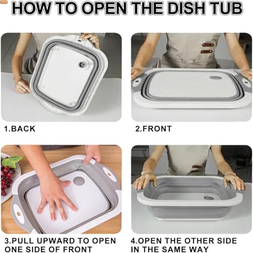 Tabla de Cortar Multifuncional Plegable Rectangular miniatura 4