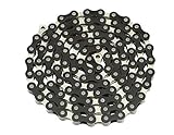 Alta YBN Bicycle Chain Twotone, (Single-Speed, 1/2 x 1/8-Inch, 112L) Multiple Colors (Black/Chrome)