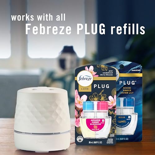 Febreze Plug Scent Booster in White, Continuous Scent Device Oil Diffuser, Compatible with Febreze Air Freshener Plug in Refills - Refills not Included - image 9