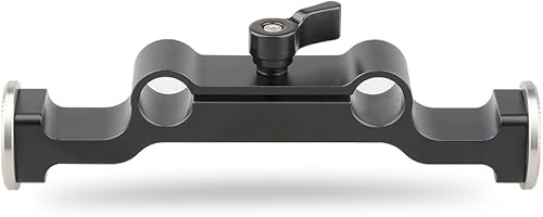 Miniatura 8 de CAMVATE Abrazadera de varilla de 15 con accesorio estándar rosetón (M6,1.252 in) para sistemas de riel de soporte de equipo de cámara (negro) - 1466