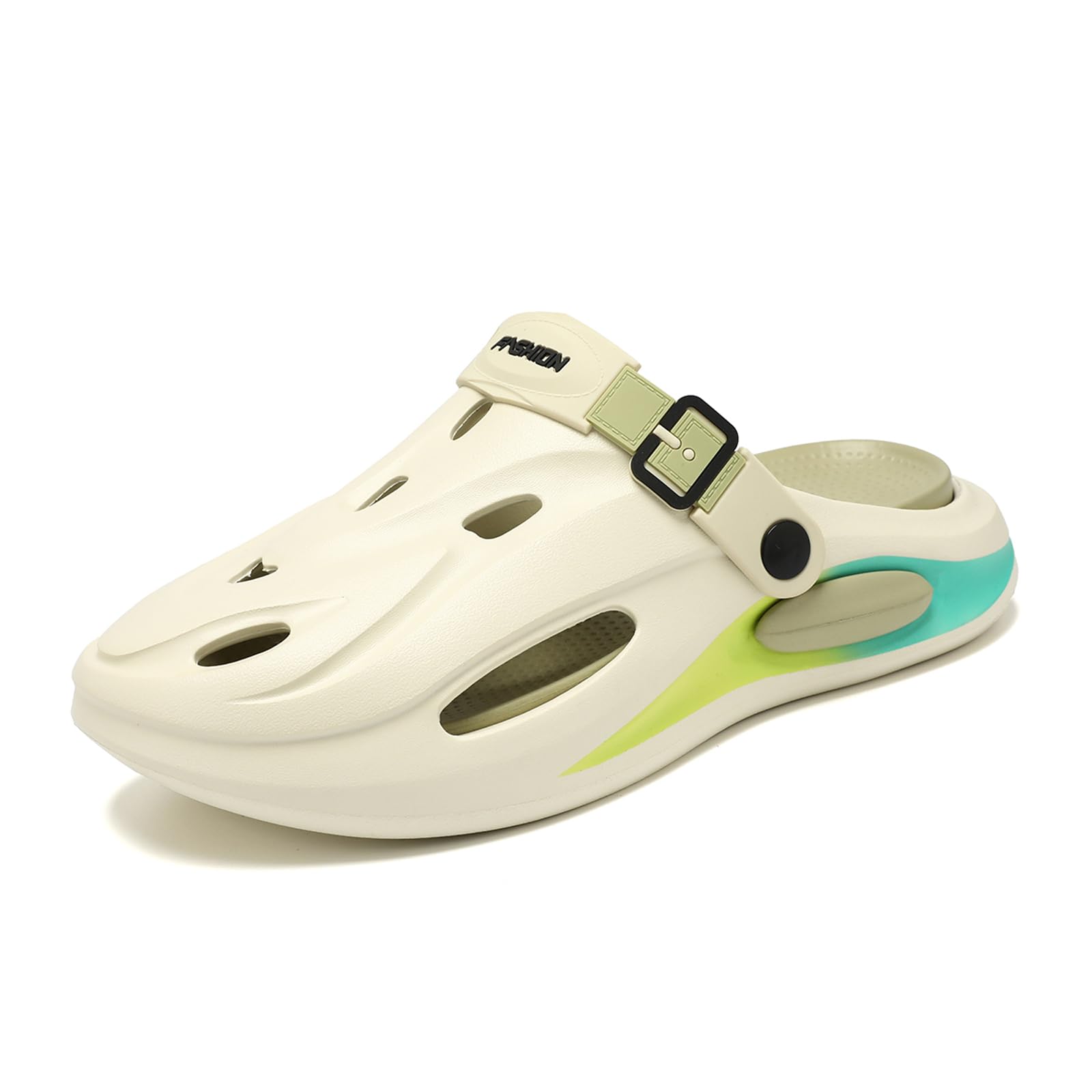 Sandalias Tipo Zueco para Hombre con Soporte para el Arco Zapatillas de jardín Sandalias de Playa Antideslizantes sin Cordones