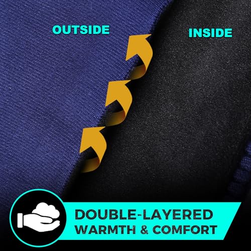 Image of WTACTFUL 1-2 Pack Ear Muffs Ear Warmers, Winter Extra Thick Fleece for Men