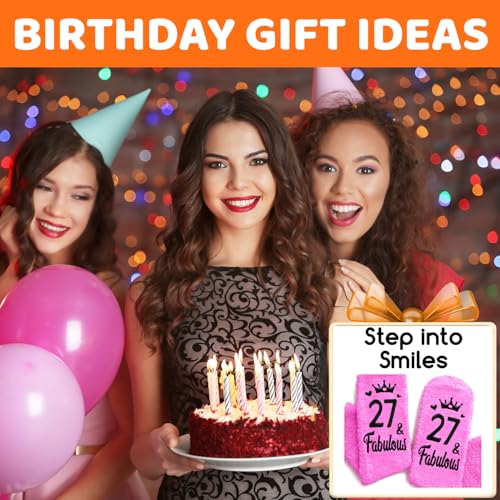 HAPPYPOP Birthday Gift Ideas for Women - Socks for 27 28 29 30 Year Olds Women Men3