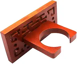 Suporte de parede Ukulele de madeira | Dobrável e peso | Serve para ukuleles e mais | Perfeito para iniciantes e estudantes