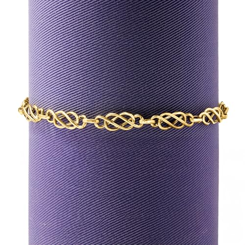 Ross-Simons 14kt Yellow Gold Double-Infinity Link Bracelet3