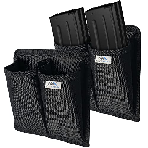 Magazine Storage Pouch, Mind&Action Magazine Holders for Gun Safe Gun Cabinet Organziation (2Pcs)