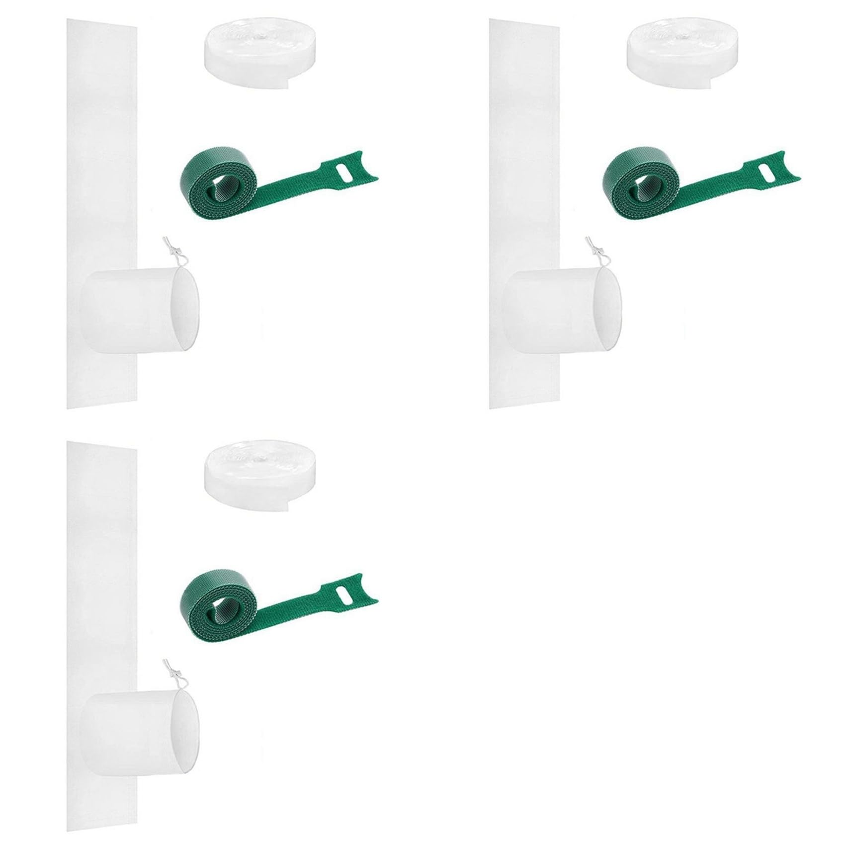 Hndhbfgrt 3X Air Conditioner Window Seal Kit Portable Air Conditioner Tilting Sloping Cover Window Air Conditioner Outlet Cloth