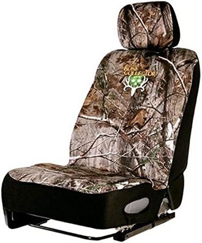 Bone Collector Camo Neoprene Low-Back Bucket Seat Cover (Realtree AP Camo, Durable 3mm Neoprene, Sold Individually) by SPG Outdoors