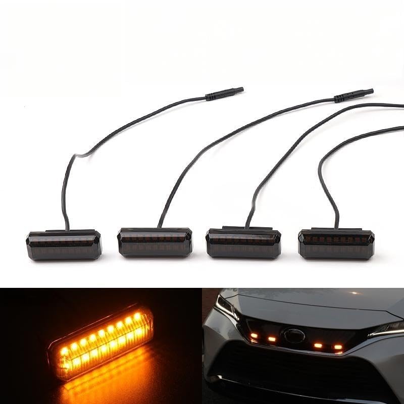 Amazon | 新型 ハリアー80系 HARRIER グリル用LEDランプ グリル