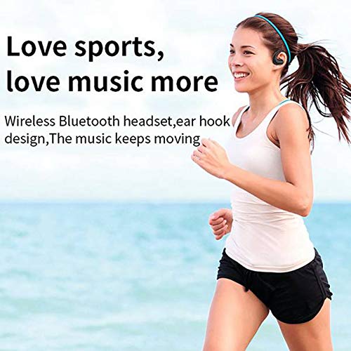 yasoe Auriculares InaláMbricos IPX8 S1200 Auriculares de NatacióN Impermeables Auriculares Deportivos Auriculares Bluetooth Reproductor de MP3 EstéReo 8G (Negro)