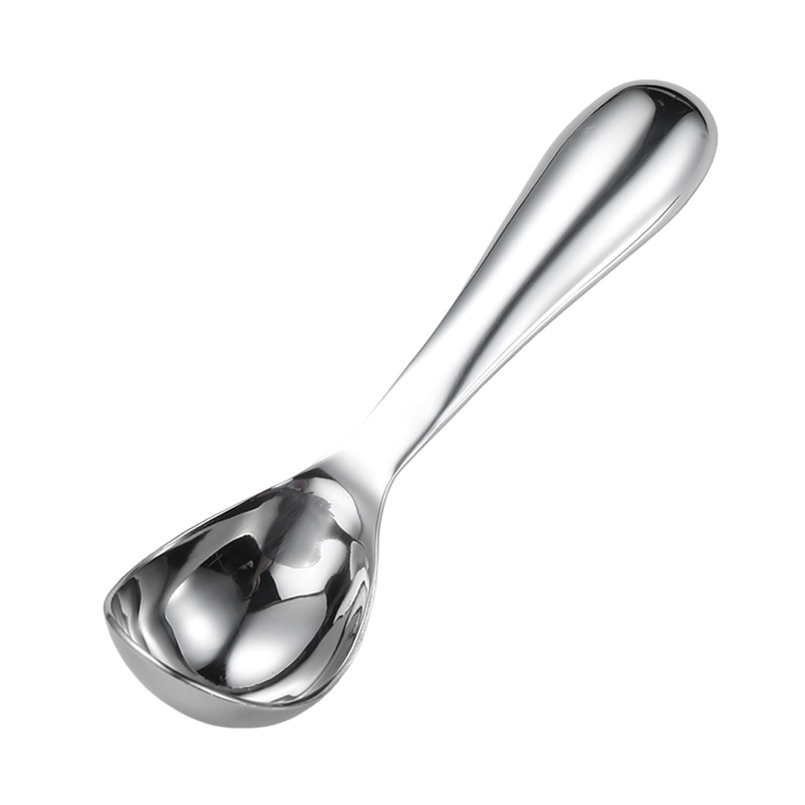 PANGBOER Easy to Use Steel Dessert Spoon Steel Scoops Practical Ice Cream Spoon Ice Hockey Making Tool Cream