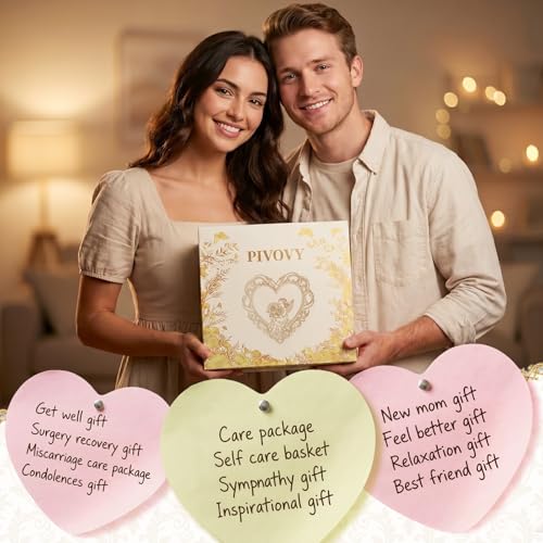 Get Well Gifts for Women New Mom Care Package, Care Package After Surgery Sympathy Gift Self Care Basket, Surgery Recovery Gift Feel Better Gifts for Women — view 3