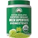 Peak Performance Organic Greens Unsweetened Superfood Powder. Unflavored Green Juice Super Food with 25+ All Natural Ingredients for Max Energy and Detox. Spirulina, Spinach, Kale, Turmeric Probiotics