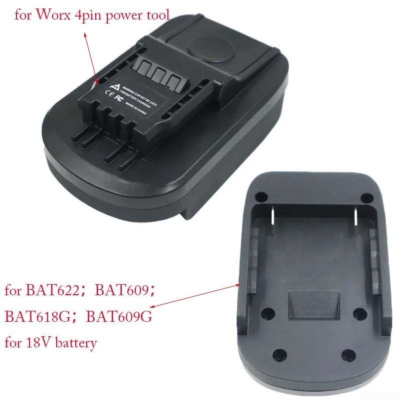 Convertidor de batería para Bosch 18V BAT618 a WA3575 20V con conector de 4 pines ABS 2