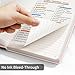 Annecy Numbered College Ruled Lined Journal Notebook, Medium 5.5x 8.25, 160 Pages 100GSM Writing Paper, A5 Pink Faux Leather Cover with Pen Loop