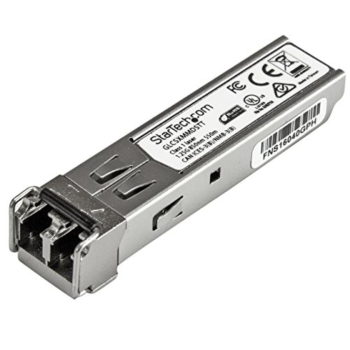 Image of StarTech Cisco GLC-SX-MMD Compatible SFP Module, LC 550m, TAA (GLCSXMMDSTT)