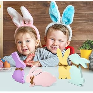 Giftboutique4easterbunnytabledecorationscenterpiecesdecorativewoodenspringshapedbunniesrabbittabletopsigndecorwoodrustictabletopforofficediningroomhomepartysupplies Urban Country Home Decor Gift boutique 4 easter bunny table decorations centerpieces decorative wooden spring shaped bunnies rabbit table top sign decor wood rustic tabletop for office dining room home party supplies urban country home decor