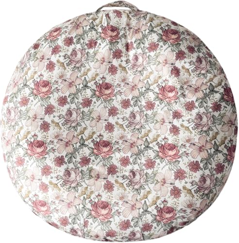 Image of Little Jump Western Wild Flowers Newborn Lounger Cover, Removable Ultra Soft Comfortable Slipcover for Infant Lounger Pillow(Vintage Floral)