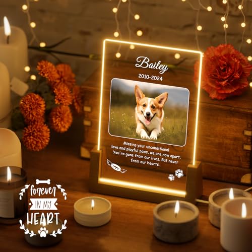 Bemaystar Personalized Cat Memorial Gifts for Loss of Cat, Custom Loss of Cat Sympathy Gift, Pet Memorial Gifts, Cat Remembrance Gifts, Cat Passing Away Gift, Bereavement Gifts for Loss of Pet - Thumbnail 6