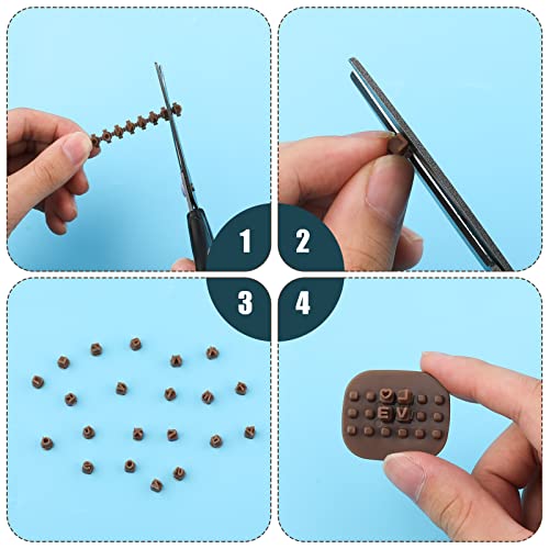 AIEX Letters Stamps for Clay Polymer Clay Tools Clay Pottery Stamps in Small Letters for Cookie Stamp DIY Craft - Image 3