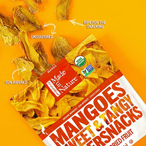 Made In Nature Organic Dried Mangoes, 8 Ounce (Pack Of 2) - Non-Gmo Vegan Dried Fruit Snack #TOP1