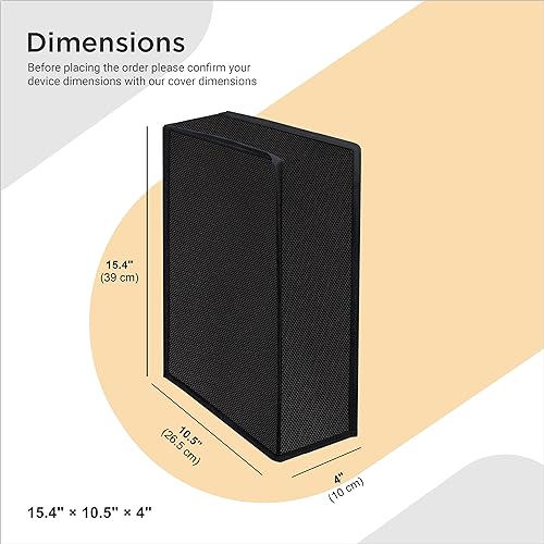 Cranique Waterproof Dust cover for PS5 Gaming Console Digital Edition & Disc Edition Playstation 5 (Black) 3 51ZqD9SdaZL