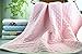 Organic Dream Baby Muslin Swaddle Blanket - Oversized 47in x 47in - Ultra Soft (Pink Dot)