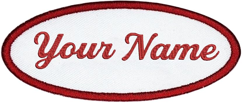Custom Name Embroidered Patches, Customized Name Patches, Name Iron On Patch, Personalized Patch Your Design for Name, Gifts Art Projects Bags Hats