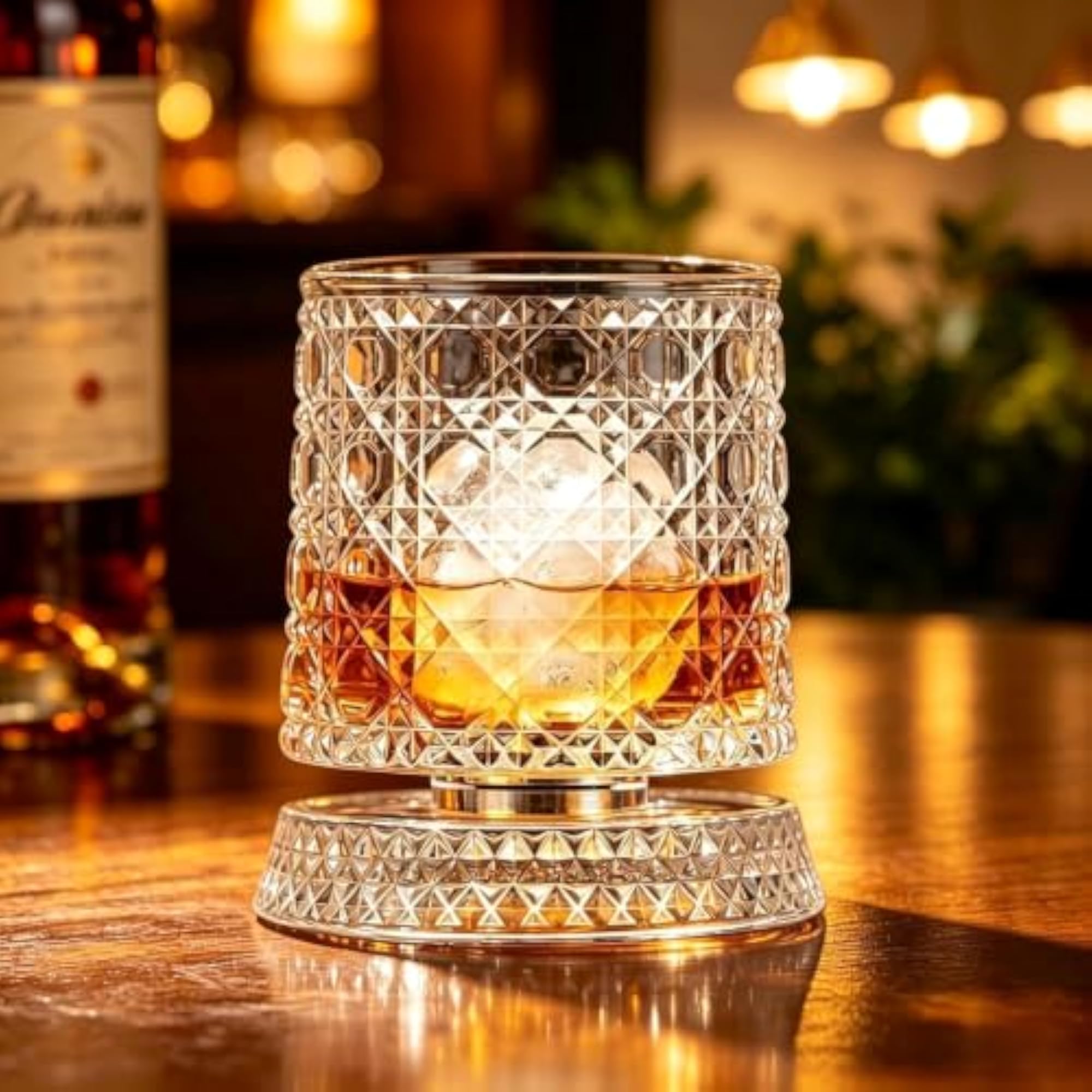 Rotating Crystal Drinking Cup for Cocktails