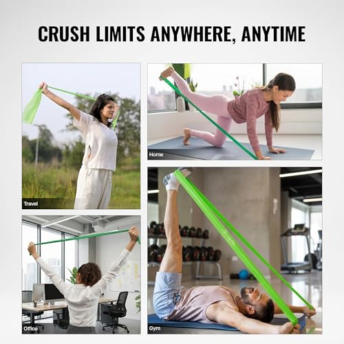 Image of Wiselife Thera Band Roll 22mtr | Resistance Exercise Band for Strength Training, Stretching, Yoga, Pilates, Rehab, Physiotherapy & Home Workout | Latex Elastic Band