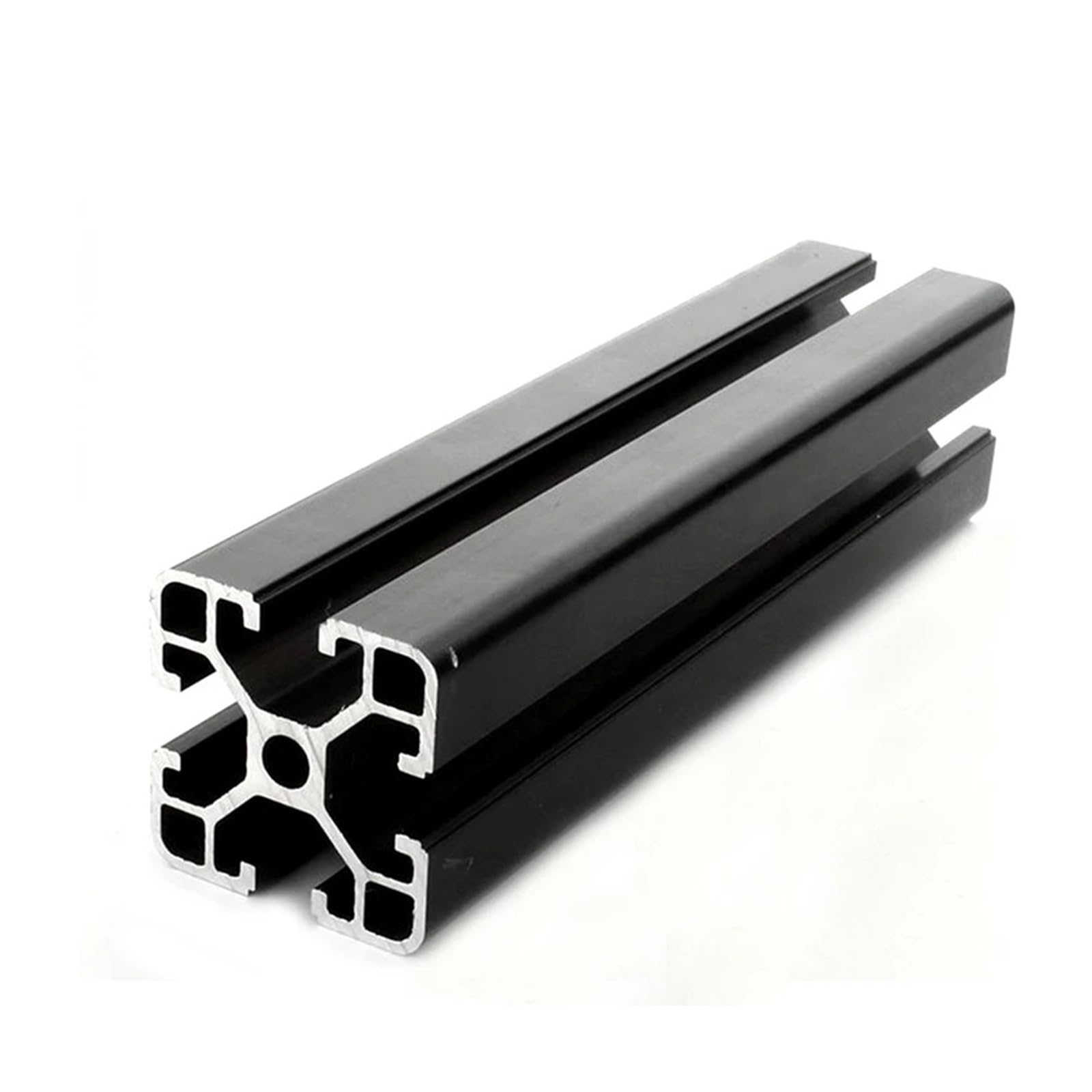 Black 4040 European Standard Aluminum Profile 100-800mm Linear Rail for CNC Router 3D Printer(450mm)