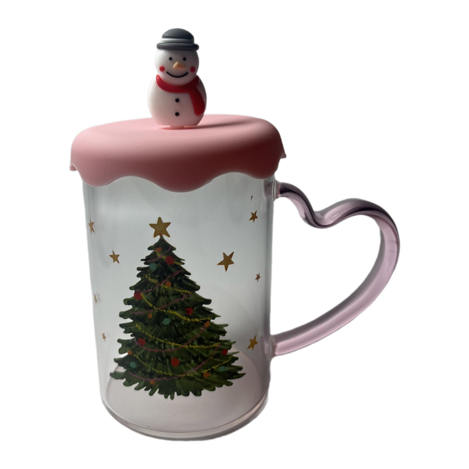 carotoe Glasswares Cocktails Cups Christmas Series Unique Drinking Cup Beverage Cups Glass Texture Suitable for Any Setting Christmas Cup