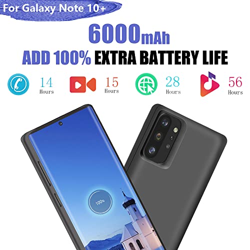 Funda de carga de batería extendida recargable añade 100% energía extra a Galaxy Note 10+ 3