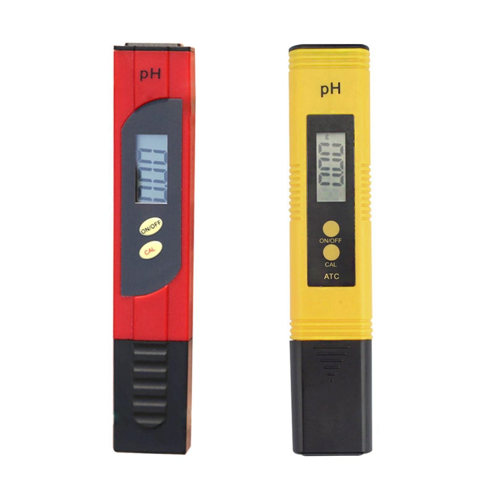 Misuratore di PH 0,01 Alta Precisione for Tester qualità Acqua con Intervallo Misurazione 0-14 Adatto for Acquario Piscina Rilevamento Rapido E Preciso(Red And Yellow)