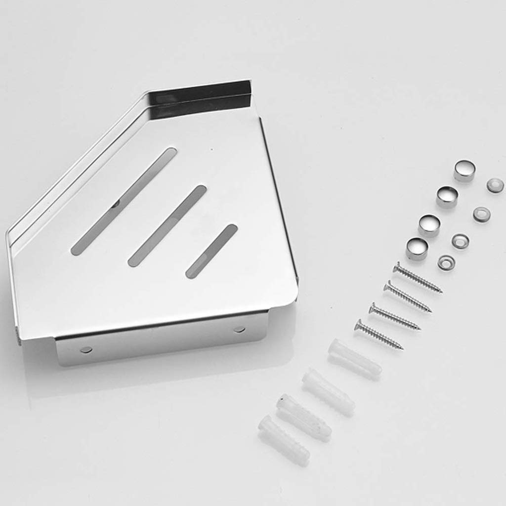 Estantes de baño, Estante esquinero para Ducha de baño, Carrito esquinero para Ducha, Montaje en Pared, estantes de Almacenamiento de Acero Inoxidable 304, cestas Triangulares de níquel