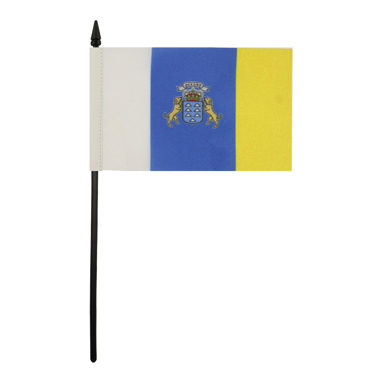 AZ FLAG Tischflagge Bretagne – 15x10 Cm Mit Schwarzem Kunststoff-Fuß Und Mast