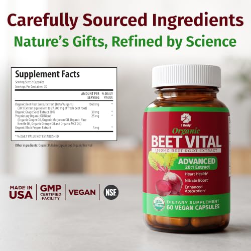 1 Body Beet Vital Capsules